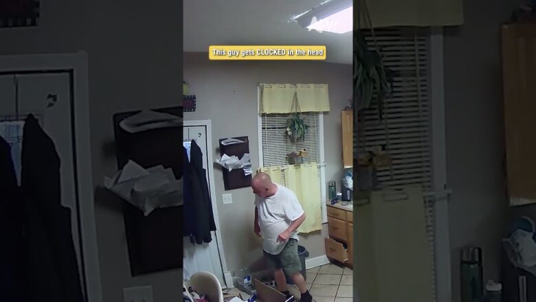 This guy gets CLOCKED in the head