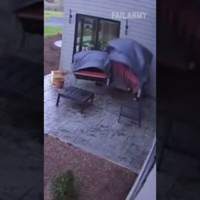 Twister took the entire patio set! 🌪️ #weather #tornado #emergency #fail #failarmy