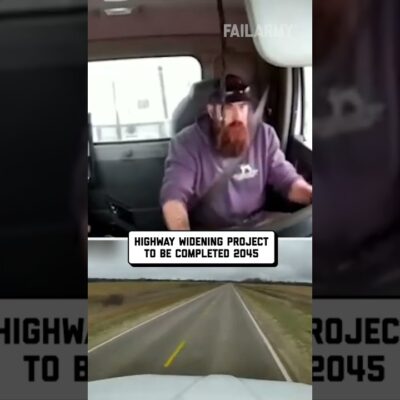 Two lane highways and oversizedloads do not mix #trucker #caraccident #Truckerfails #shorts