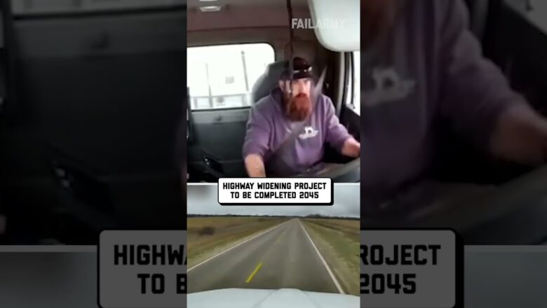 Two lane highways and oversizedloads do not mix #trucker #caraccident #Truckerfails #shorts
