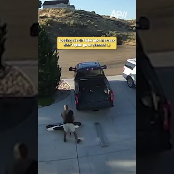 When Loading a Dirt Bike Goes Hilariously Wrong #fails #shorts