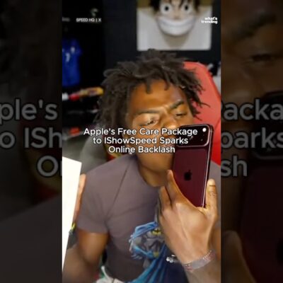 Apple Faces Backlash Over IShowSpeed Care Package