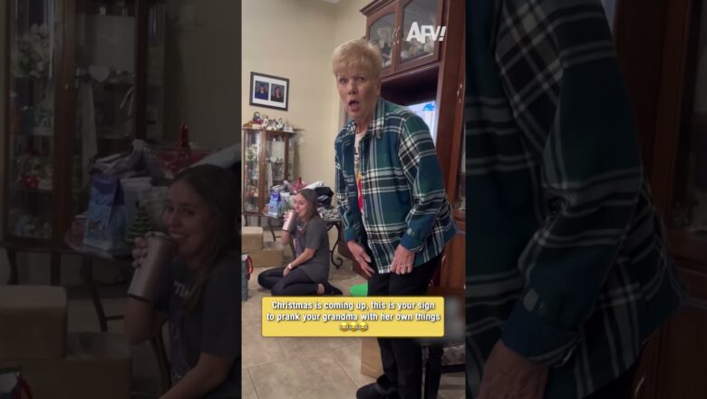 Christmas is coming up, this is your sign to prank your grandma with her own things πππ