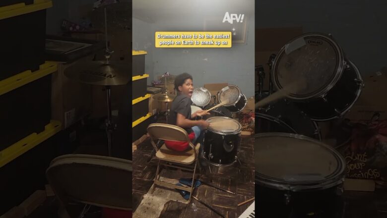Drummers have to be the easiest people on Earth to sneak up on