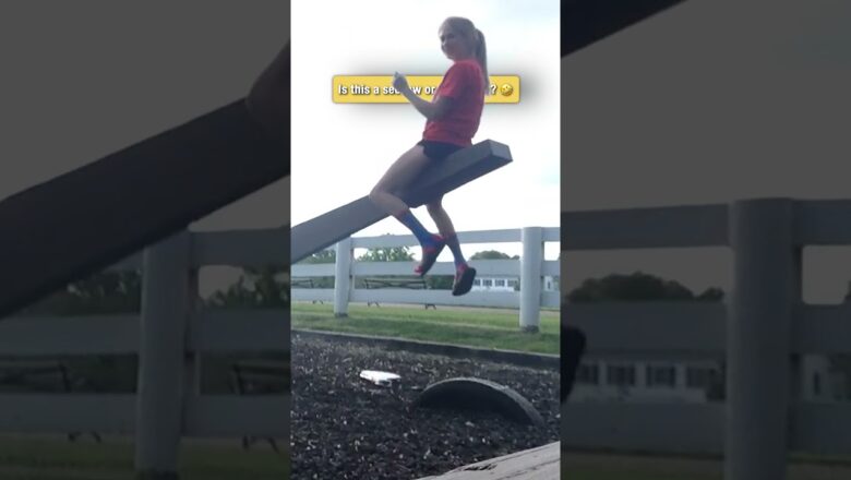 Is this a seesaw or a catapult? 🤣