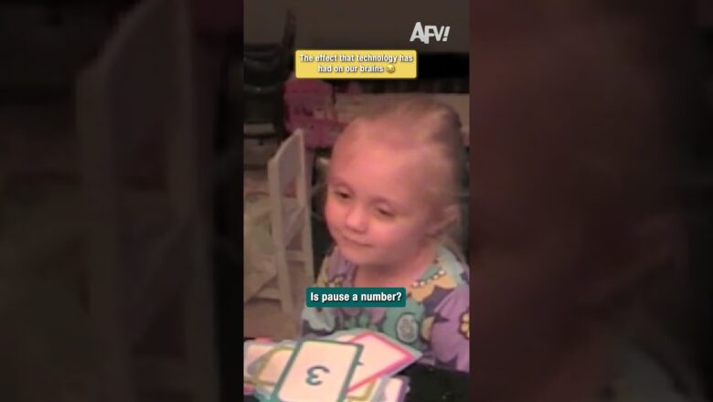Kid’s Adorable Pause Symbol Fail #funny #kids #pause