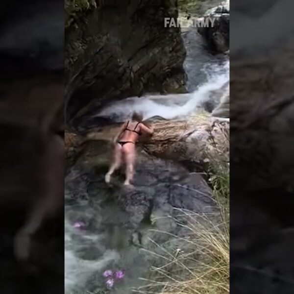 Mom tended to get lost doing triathlons #waterfall #nature #travel #fail #shorts