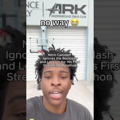 Nitro Camden Risks It All on His First Marathon Stream