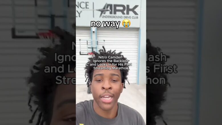 Nitro Camden Risks It All on His First Marathon Stream