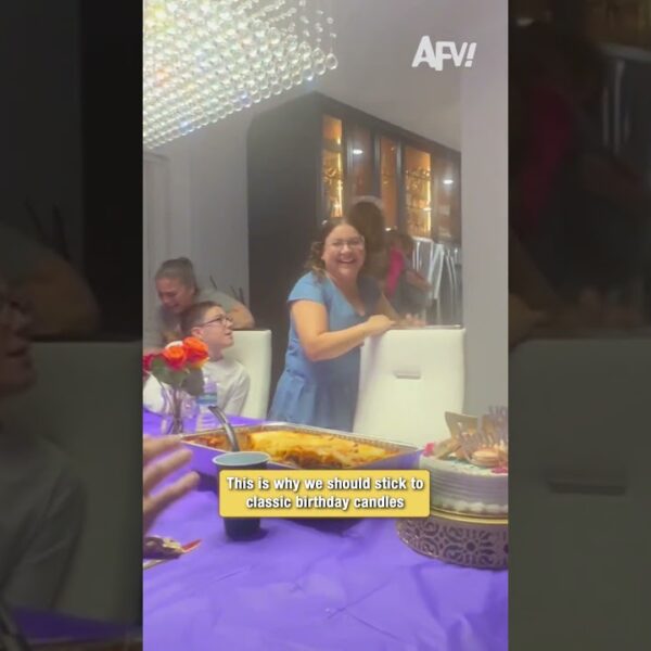 This birthday cake turned into a disaster #hilarious #fail