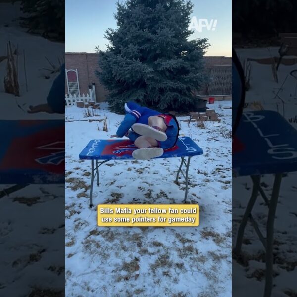 This is exactly why you need a tailgate coach #funny #buffalobills #shorts #AFV