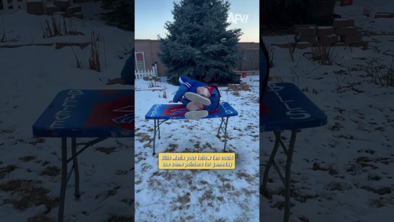 This is exactly why you need a tailgate coach #funny #buffalobills #shorts #AFV