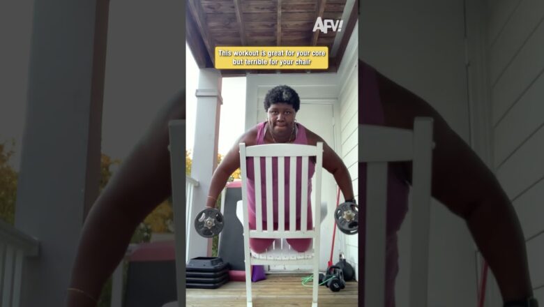 This workout is great for your core but terrible for your chair