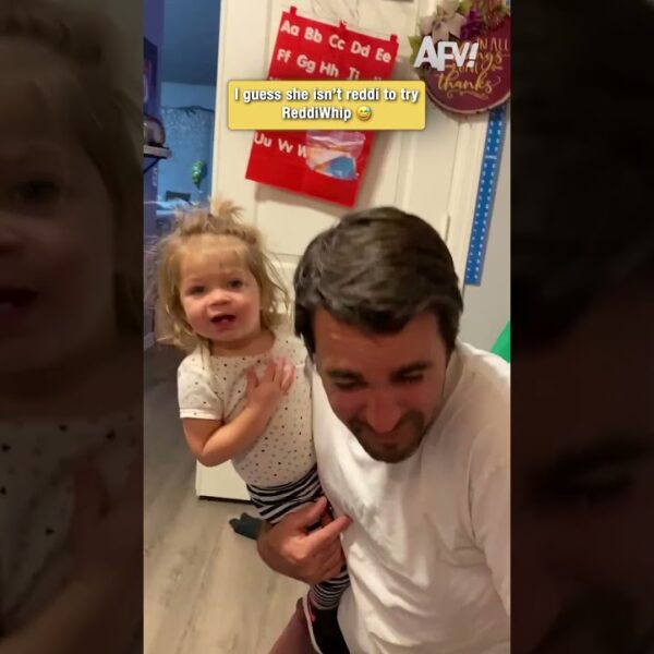 Wait for her face when she sees the whipped cream 😱 #cutebaby #lol
