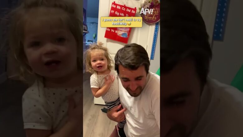 Wait for her face when she sees the whipped cream 😱 #cutebaby #lol