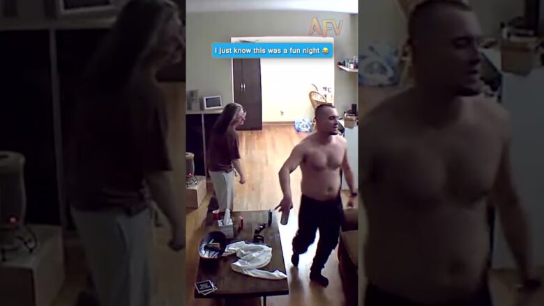 When the party gets a little too wild 🤣 #AFV #funny #fails