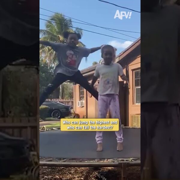 When the trampoline jump goes sideways #fail #funny #shorts