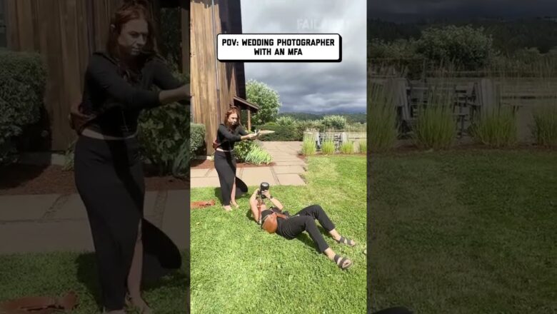 When your friend lens a hand #wedding #weddingfail #weddingphotography #humor #fail
