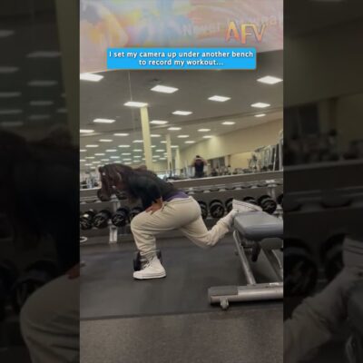 Why do people film like this? 😂 #gymfails #afv #comedy