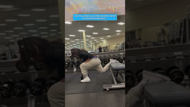 Why do people film like this? π #gymfails #afv #comedy
