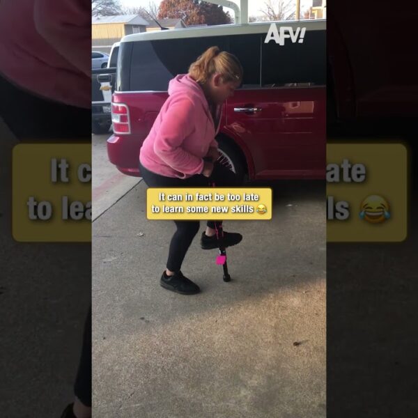 Why you should NOT use a pogo stick #fail #ouch #funny