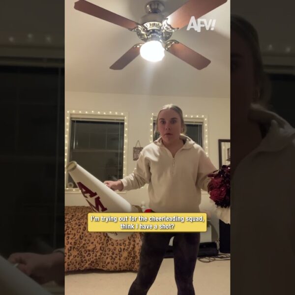 Will she make the squad? 📣 #cheer #audition #shorts