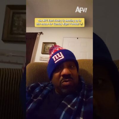 You won’t believe what team my cat supports 🙀 #nfl #shorts #giants
