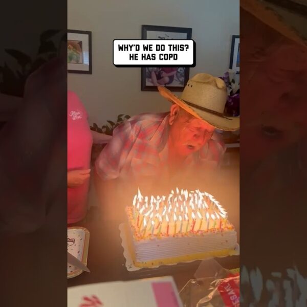 grandpa was blasé about cake fires