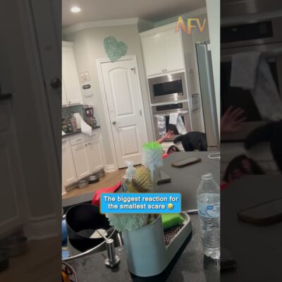 She Didn’t See This Coming 😂 #funny #scareprank