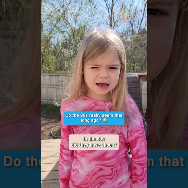 This girl thinks the 80s were a lifetime ago 💀 #funny #kids #80s