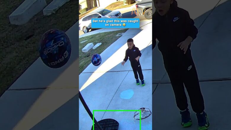 This kid did not expect the net to come down #AFV #fails