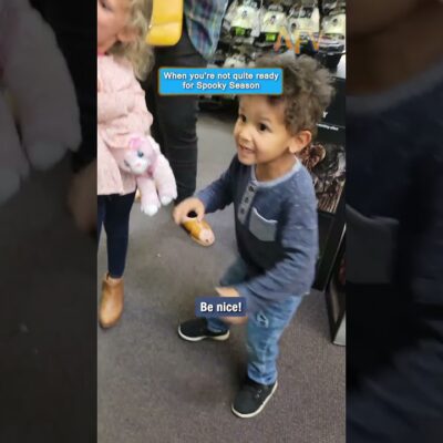 This kid is NOT about that spooky life 🎃 #halloween #fails