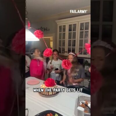 What’s the craziest thing you saw at a birthday party? #birthday #fail #birthdayfail #fire #shorts