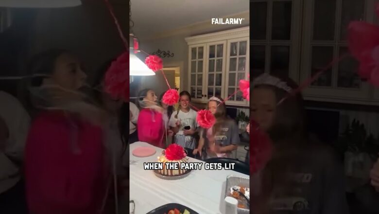 What’s the craziest thing you saw at a birthday party? #birthday #fail #birthdayfail #fire #shorts