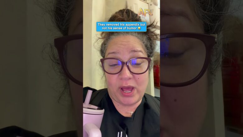 When the anesthesia wears off and the personality kicks in #funny #hospital #trending