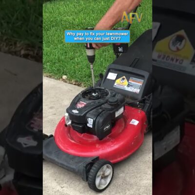 Why pay to fix your lawnmower when you can just DIY?