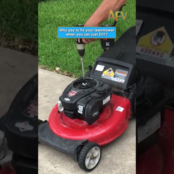 Why pay to fix your lawnmower when you can just DIY?